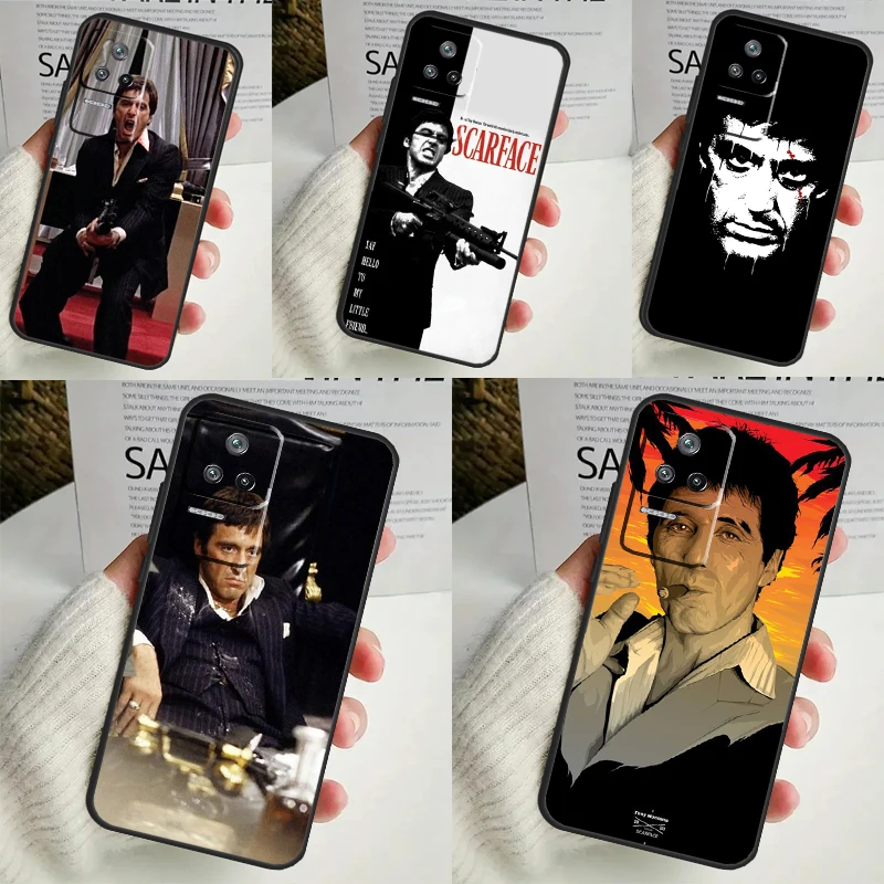 Scarface Al Pacino Tony Montana Case For POCO X6 Pro X3 X5 F3 F5 M5s M6 Pro Xiaomi 14 Ultra 11T 12T 13T Pro 12 13 Lite Cover