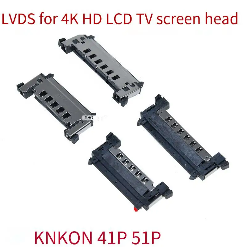 LVDS screen line-to-line interface 4k HD LCD TV 41p 51P FPC cable with I-PEX connector interface Adapter 4K head