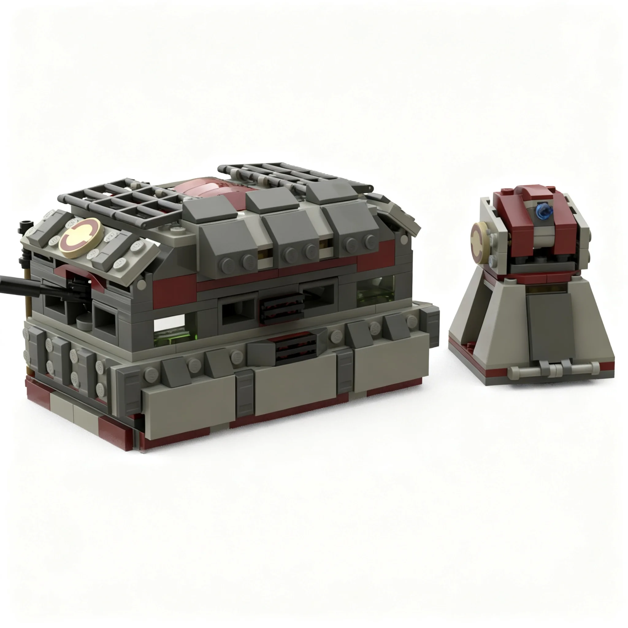 394pcs MOC Star Battle CLONE COMMANDO BUNKER Model Building Blocks Construction Toy Christmas Gift Kids Brick Idea Creative