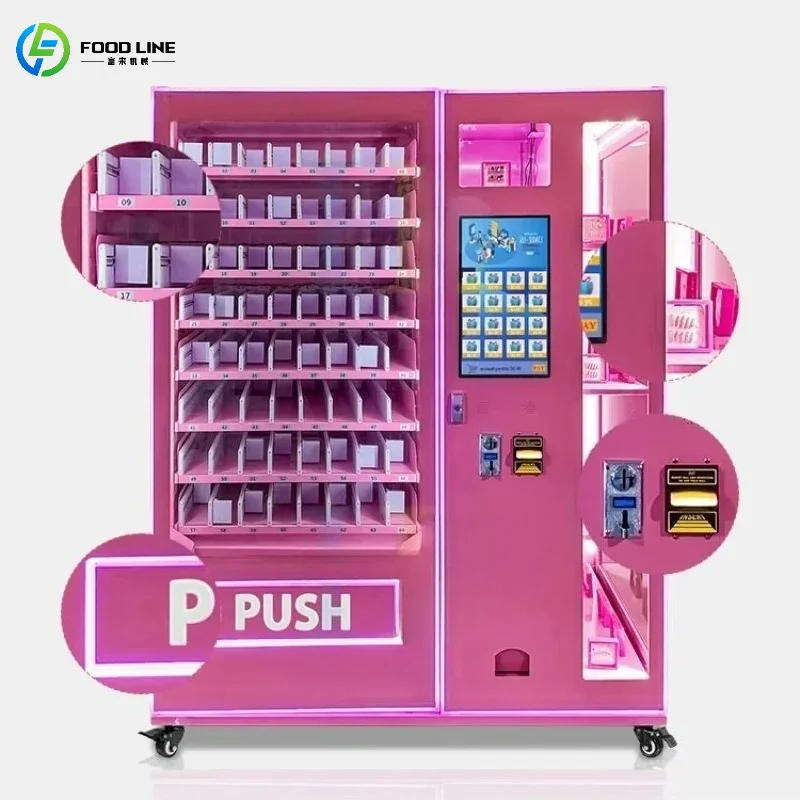 Customized Cosmetics Vending Machine Beauty Vending Machine Touch Screen Perfume Vending Machines With Large Capacity