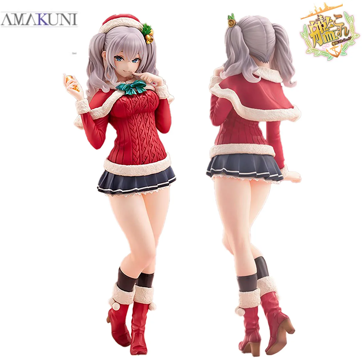 

100% Original in Stock AMAKUNI Kantai Collection ~Kan Colle~ Kashima Xmas Mode Anime Figure Collection Series Model Toys