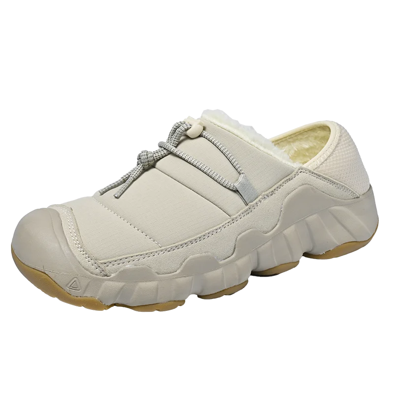 

Men's Waterproof Slip-On Winter Hiking Boots - Insulated Fleece Lined for City Commute, Outdoor Camping & Cold Weather​