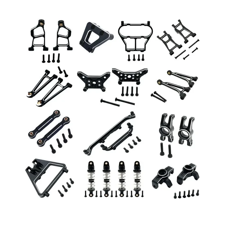 Accessoires de voiture pour MJX 1/14 14211 RC, mise à niveau en métal, bras oscillant, tasse arrière, pièces de rechange