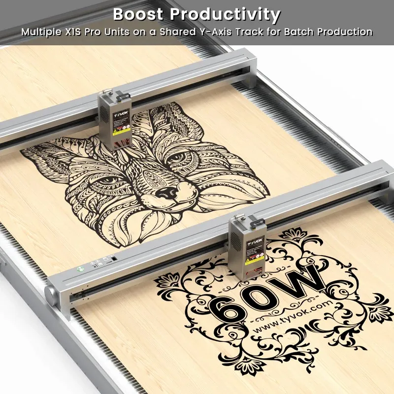 Spider X1S Pro Large-Format 20W 40W 60W Laser Engraver Cutter