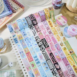 1 rolka koreański wysoki poziom wyglądu taśmy Washi Scrapbooking taśmy do DIY materiał dekoracyjny kolażu dziennika