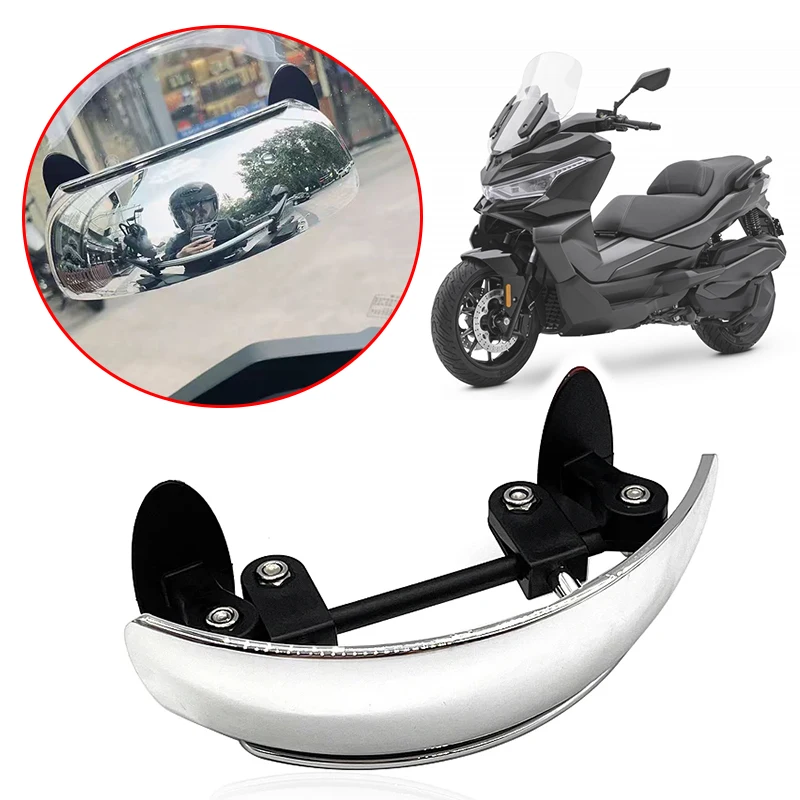 Fit For LONCIN VOGE SR4MAX Sr4max SR 150 GT SR150GT Motorcycle Windscreen 180 Degree Wide Angle Rearview Mirror Accessories