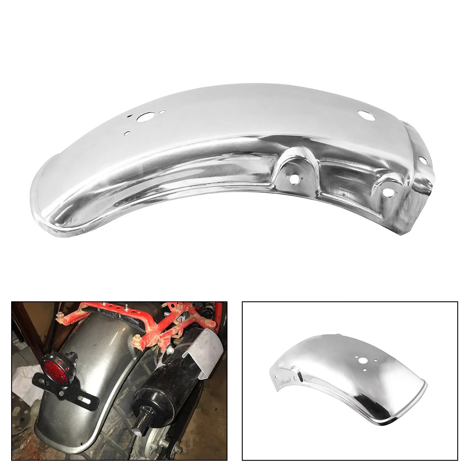 Artudatech Motorcycle Motorbike Rear Fender Mudguard for Suzuki GN125 GN250 GN 125 250 Parts