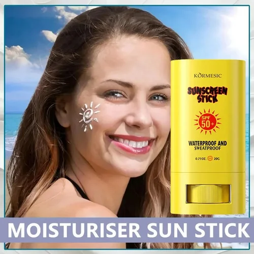 Imagen 2 del producto Crema de protección solar en barra SPF 50+, protección UV, antioxidante, bloqueador solar, crema aislante, ligera, Corea para todo tipo de piel, cosméticos