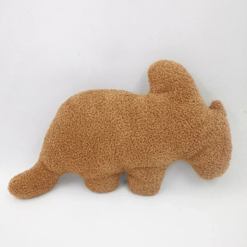 Cuscino Nugget Dino Chicken Nugget peluche cuscino Cartoon Dinosaur Plushies giocattoli bambola di peluche per bambini regalo per bambini