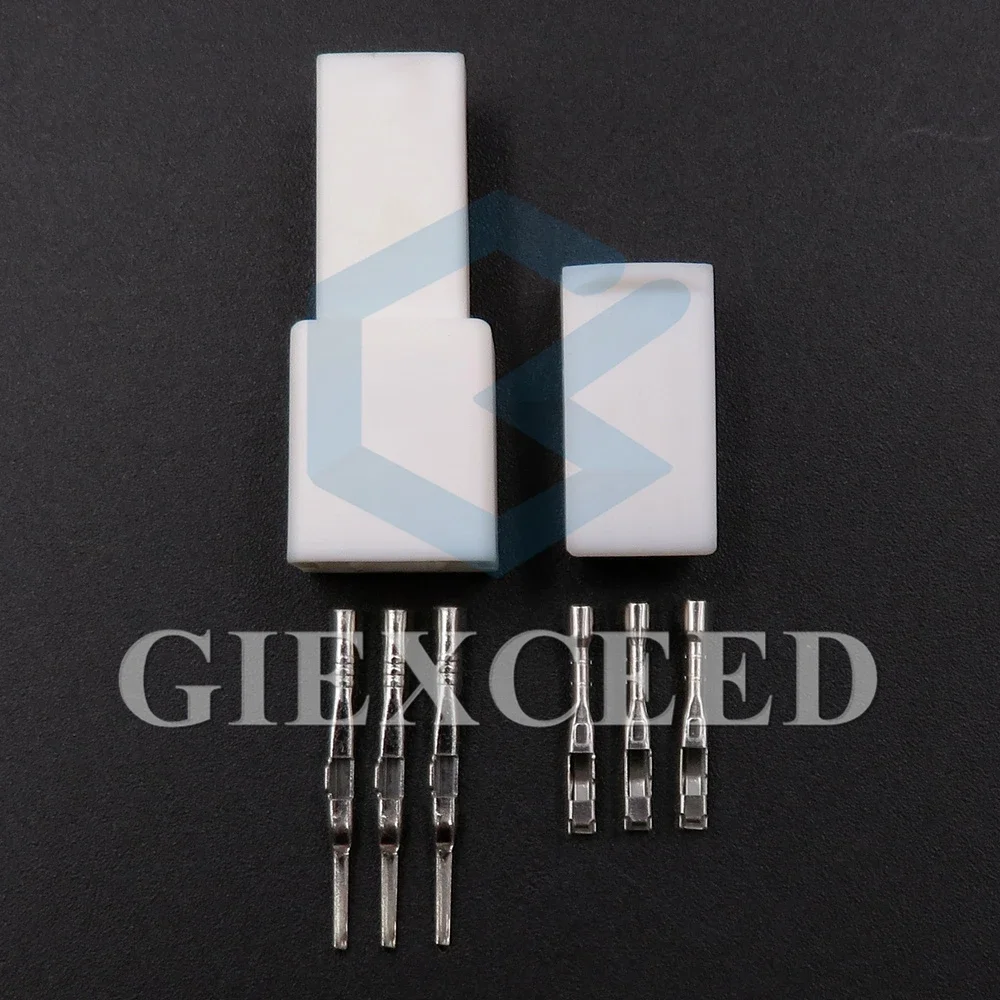 2 Set 3 Pin 1.2 Serie Nero Automobile Cavo Presa Impermeabile Auto AC Assemblaggio Non Sigillato Maschio Femmina Connettore Elettrico