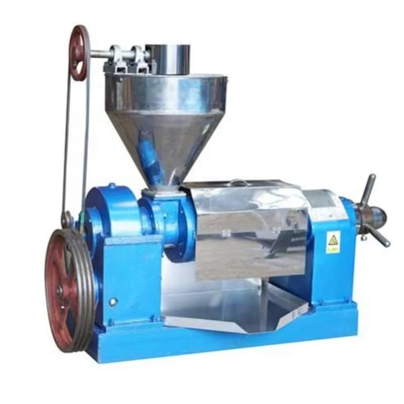 Máquina de extracción y procesamiento de aceite de cacahuete, semillas de soja, coco y girasol mediante prensa de tornillo.