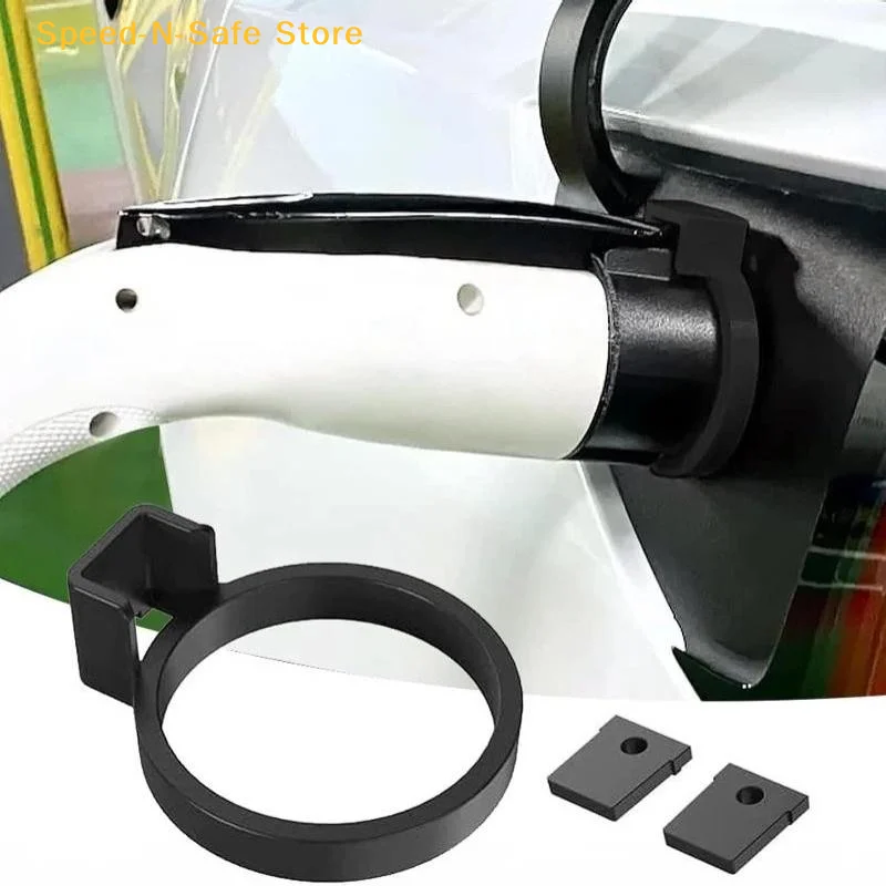 J1772 EV Charging Adapter Lock Tamper-Proof Anti-Theft Compatible with  Model 3 Model Y for Commercial Charging Spots