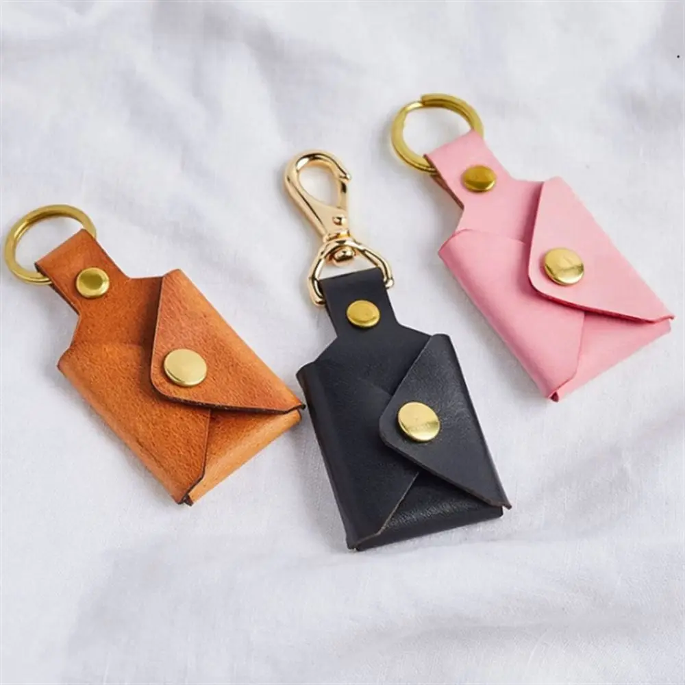 PU Leather DIY Photo Keychain Folding Style Thermal Sublimation Personalized Keychain European Style Photo Holder Keyring
