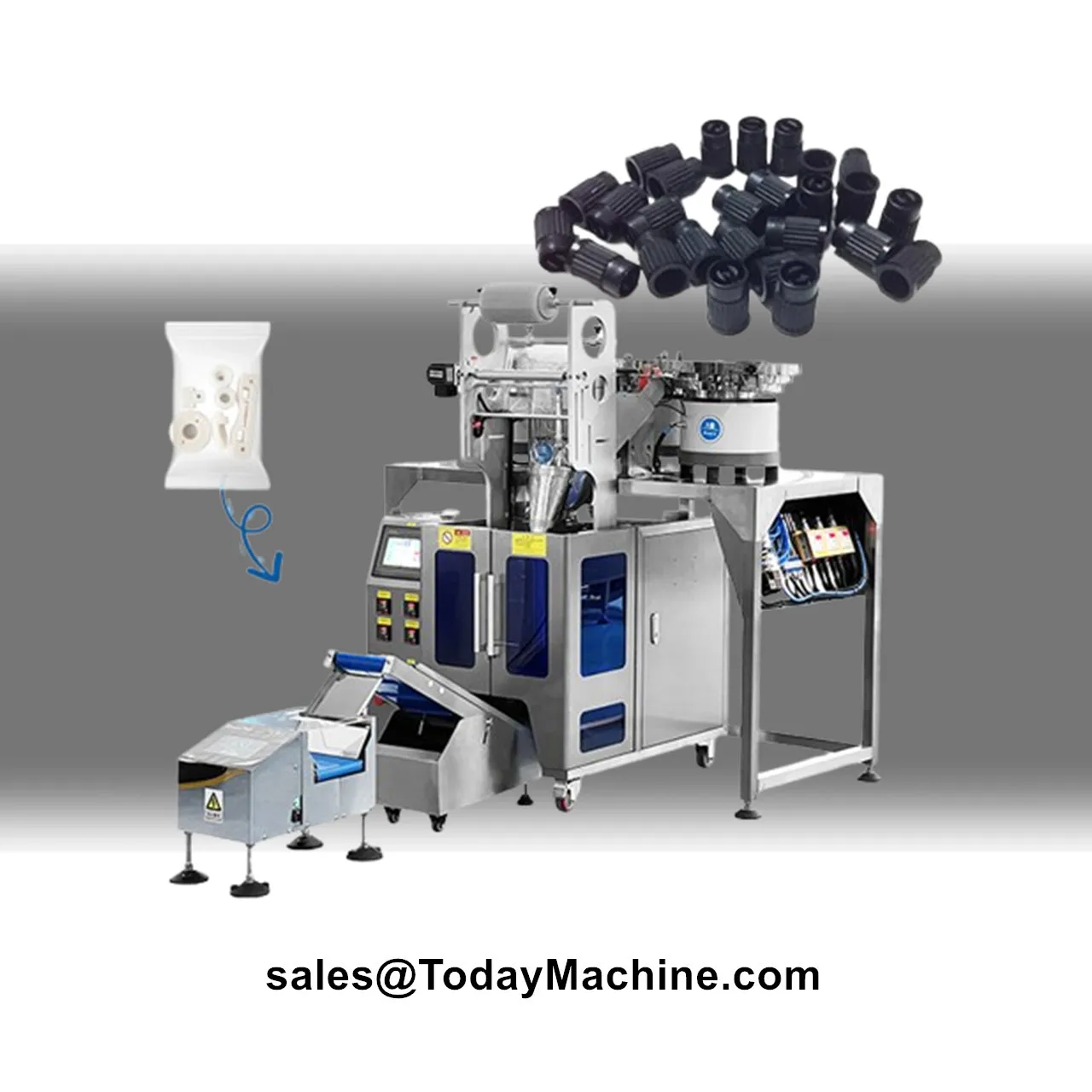 Automatic Screw Sorting Furniture Accessory Screw Hardware Fittings Nut Bolt Counting Packing Machine