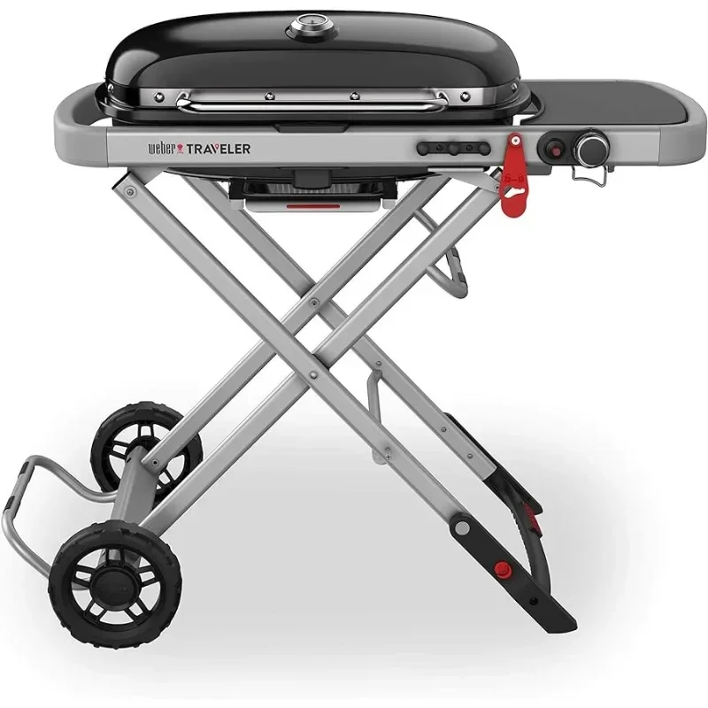 

Портативный газовый гриль Weber Traveler, черный