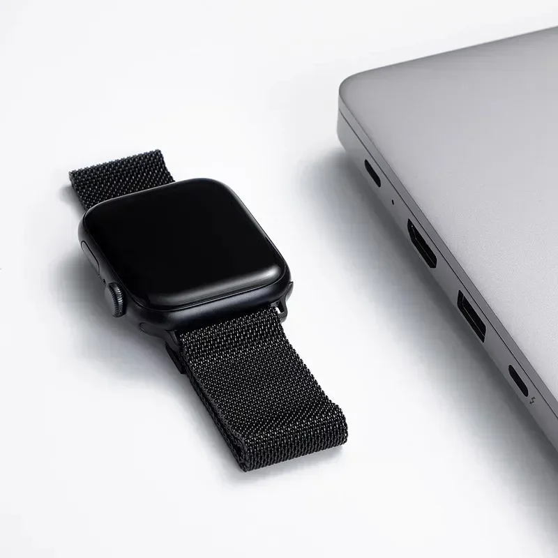 Bracelet milanais pour Apple Watch Ultra 2 49 46mm 42mm 44mm 40mm 45mm 41mm 38mm, pour iWatch série 10 9 3 6 5 SE 7 8