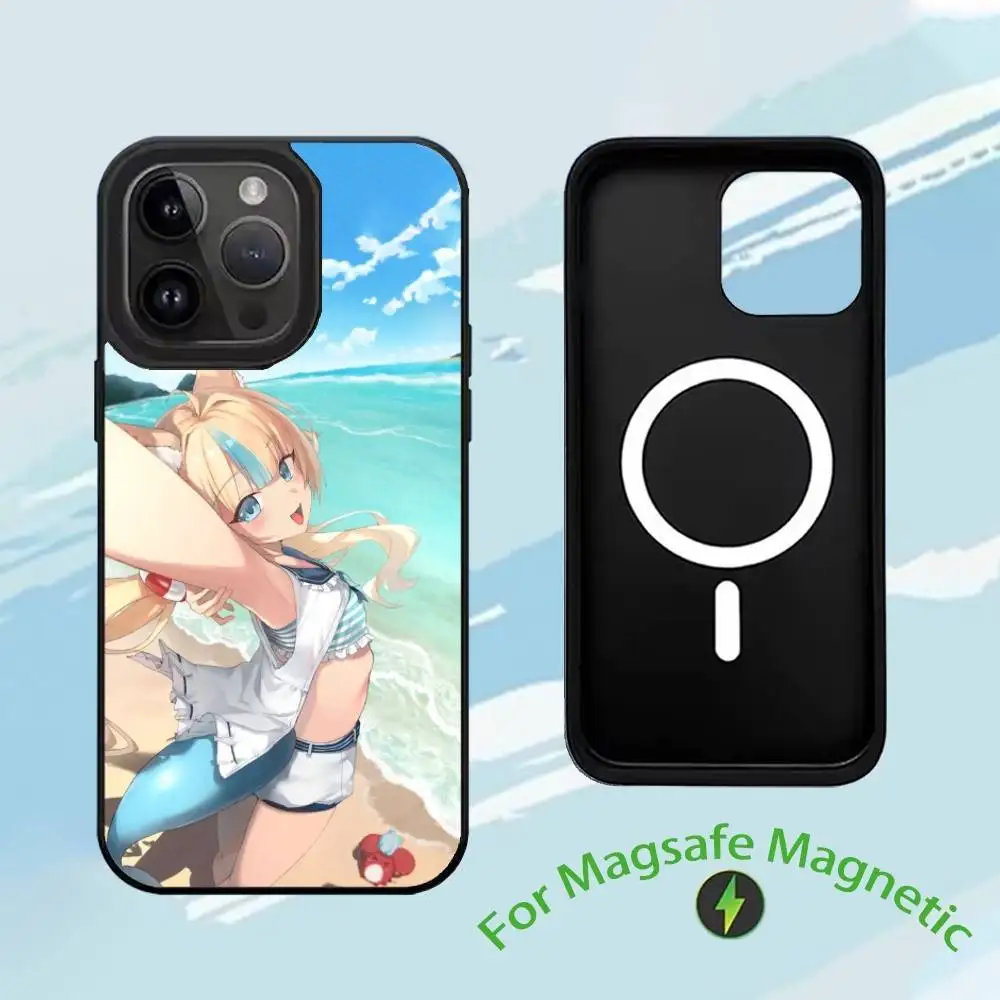 Capa de telefone S-Sameko Saba para iPhone17,16,15,14,13,12,11,Plus,Pro,Max para capa de carregamento sem fio Magsafe