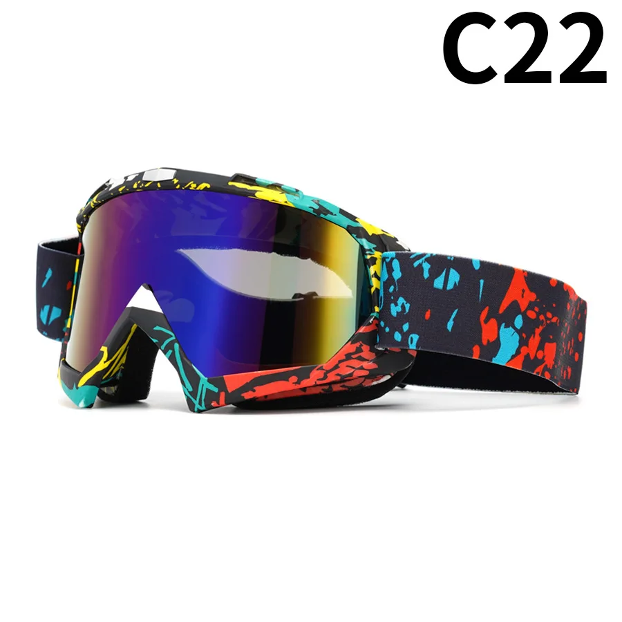 Dirt Bike All‑Weather Protective Goggles, Wind‑Shield Anti‑Scratch Motocross Enduro Motorcycle Cross‑Country Eyewear