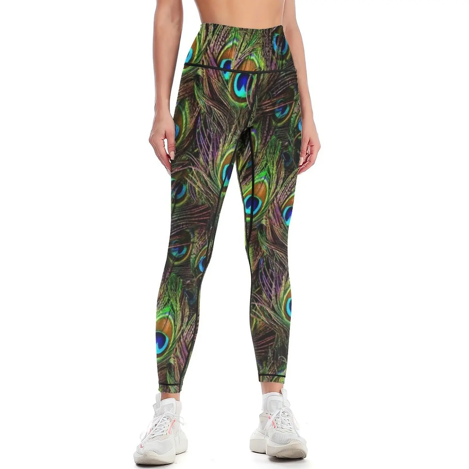 

Peacock Feathers Invasion Leggings sport set sporty woman gym Womens Leggings