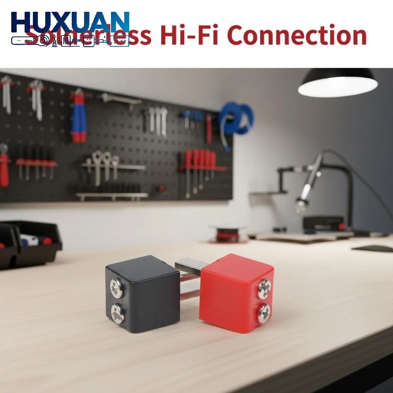2/6Pcs Screw Terminal Block Connector 2Pin DIN Hi-Fi Speaker-Plug Connectors Red Black Electrical Equipment-Plug Connector