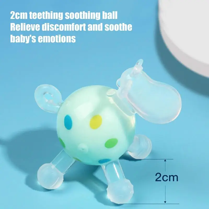 Gryzak grzechotka silikonowe gryzaki dla dzieci z grzechotką łagodzące emocje łagodzą dyskomfort ząbkowania zabawki dla dzieci