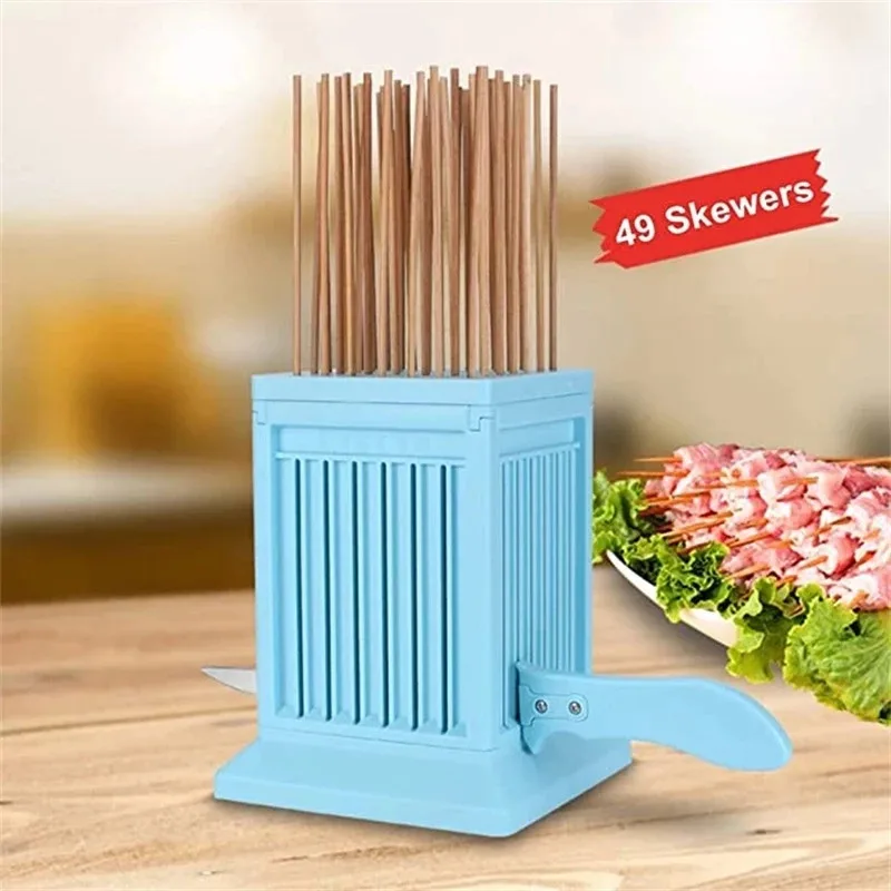

Meat Cutter String Grid Tool - 49 Grids Rotisserie Lamb Beef Skewer Kebab BBQ Accessories