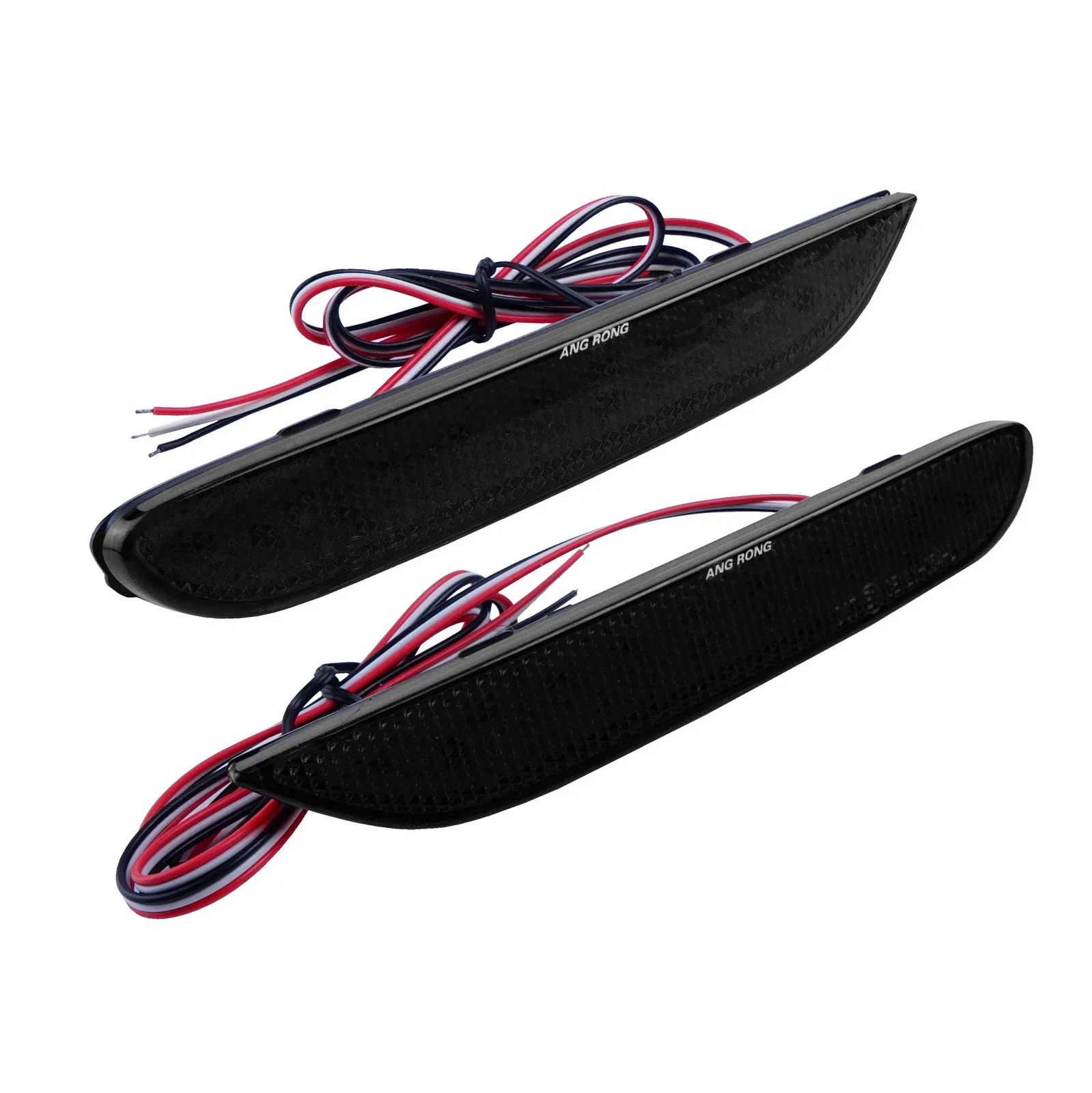 2x LED Rear Bumper Reflector Light Brake Stop Lamp Assembly For Infiniti Q50 QX60 QX80 QX30 JX35 Nissan Leaf Rogue Pathfinder