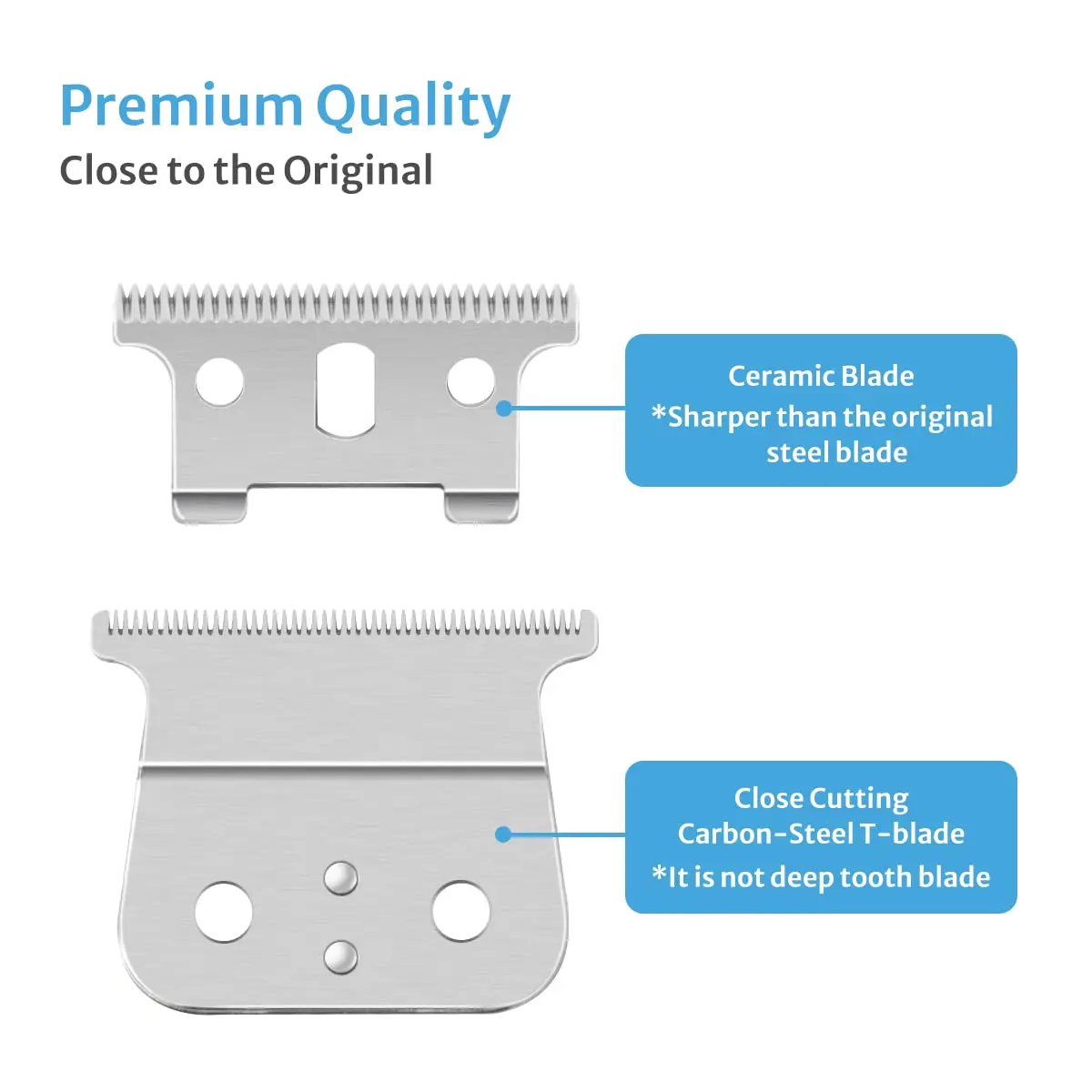 شفرة بديلة لـ Andis # 04710 # 04521 T outliners، Gtx، SL، SLS، Blackouts، ماكينة تشذيب خارجية لاسلكية/سلكية، فجوة صفر