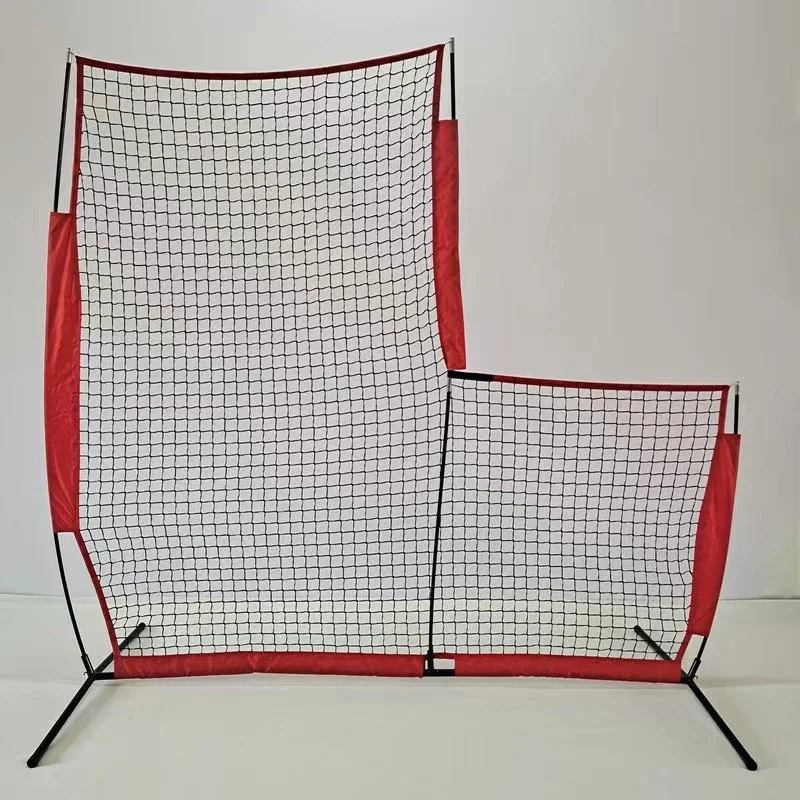 Baseball Protector L-screen 7ft X 7ft Softball Net Baseball Training Protective Screen for Pitching
