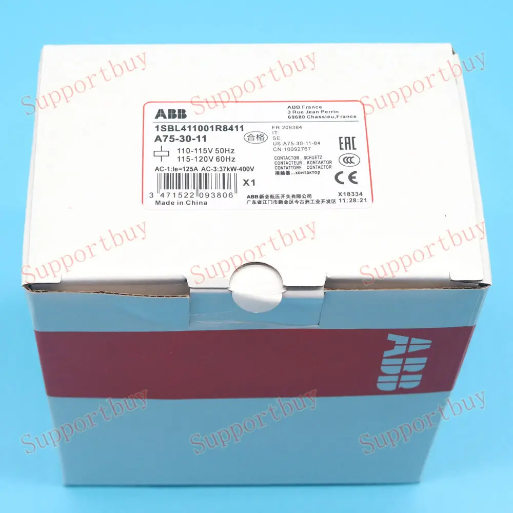 1ps new abb AC Contactor A75-30-11 110V in box fast Ship