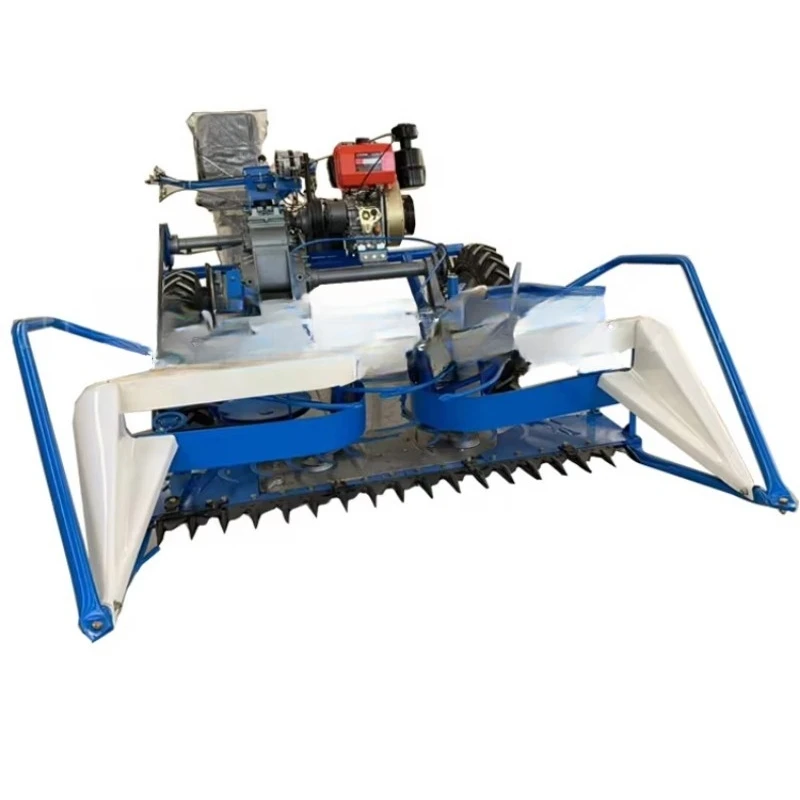 Highly Popular Mini Harvester Three-Wheeled Reed Reaper Integrated Machine mower for Harvesting Bundle up Placement of Crops
