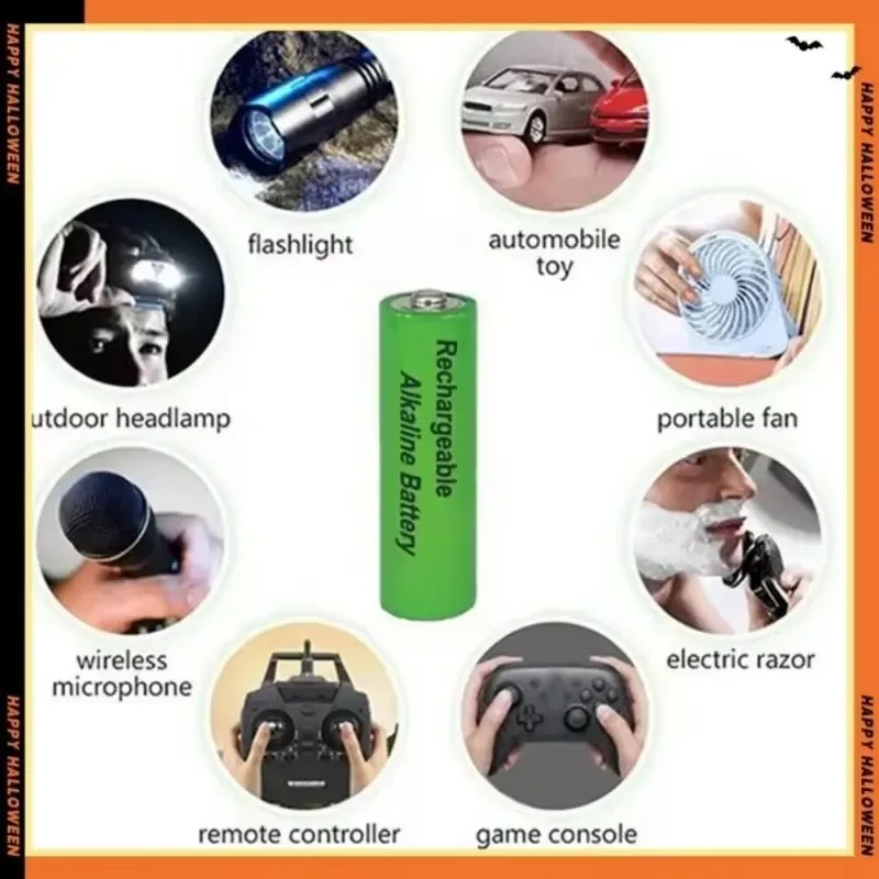 1.5V AA Can Recharge The Battery 4800mAh Alkaline Battery AA for The Flashlight Mouse Clock Remote Control and Other +charger