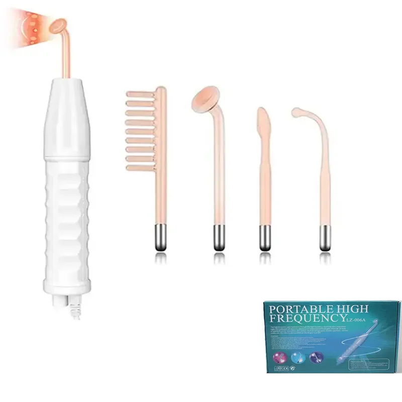 가정용 피부 관리 기기, 휴대용 고주파 얼굴 관리 기기, 핸드헬드 전기 피부 미용 및 스킨케어 도구