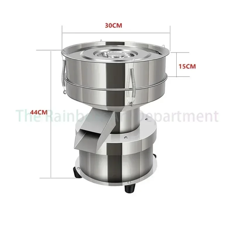 Stainless Steel Screening Machine Spray Powder Vibrating Sieving Machine Lab Sieve Shaker Vibrating Screen 30CMx15CM