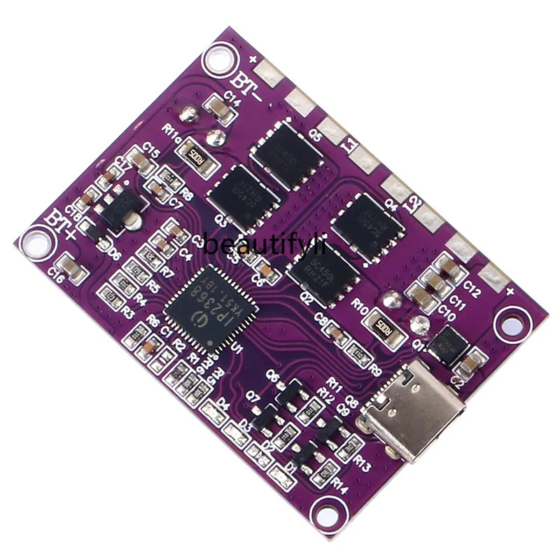 

Two-way fast charging module, high-power step-up and step-down voltage car modified power bank mobile power supply