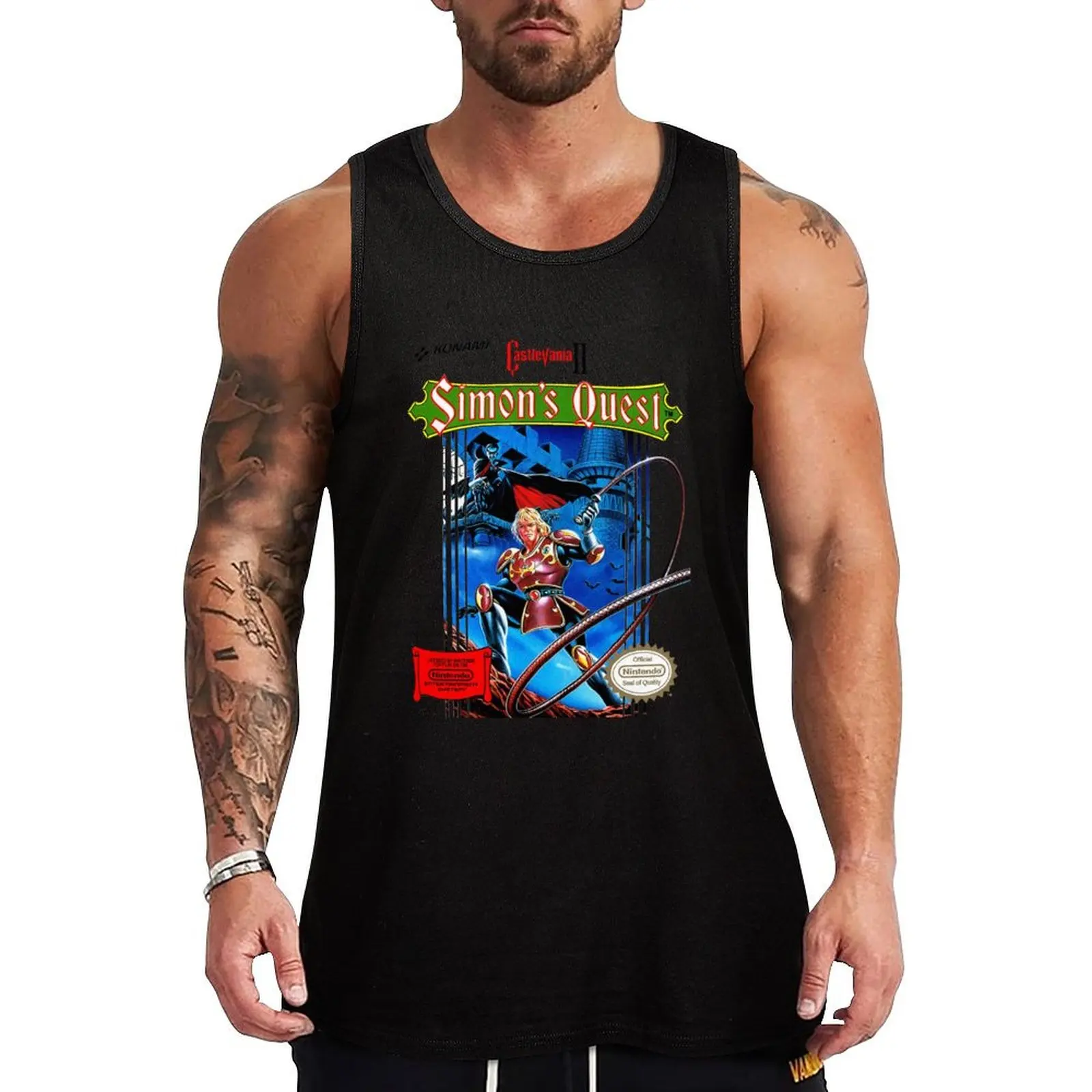 

Castlevania 2 Tank Top cute tops anime gym for men Men's gym