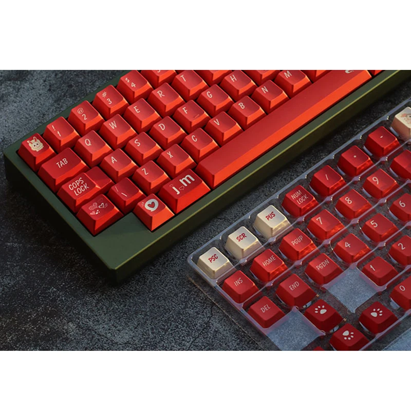 153 Keys GMK Lucky Bunny Keycaps Dye Sublimation Cherry Profile Keycaps for Mechanical Keyboard Personalize Custom Keycap