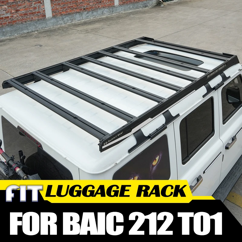 Car Roof Luggage Rack Fit for BAIC 212 T01 2024 2025 Modified Auto Roof Luggage Rack Expansion Platform Car Exterior Accessories