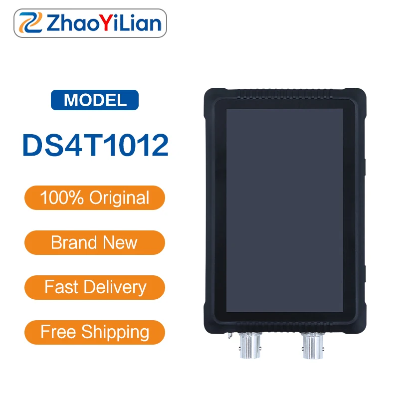 For DS4T1012 Portable Touchscreen Digital Oscilloscope 150MHz 1GSa s Dual Channel Built In Signal Generator Spot Stock