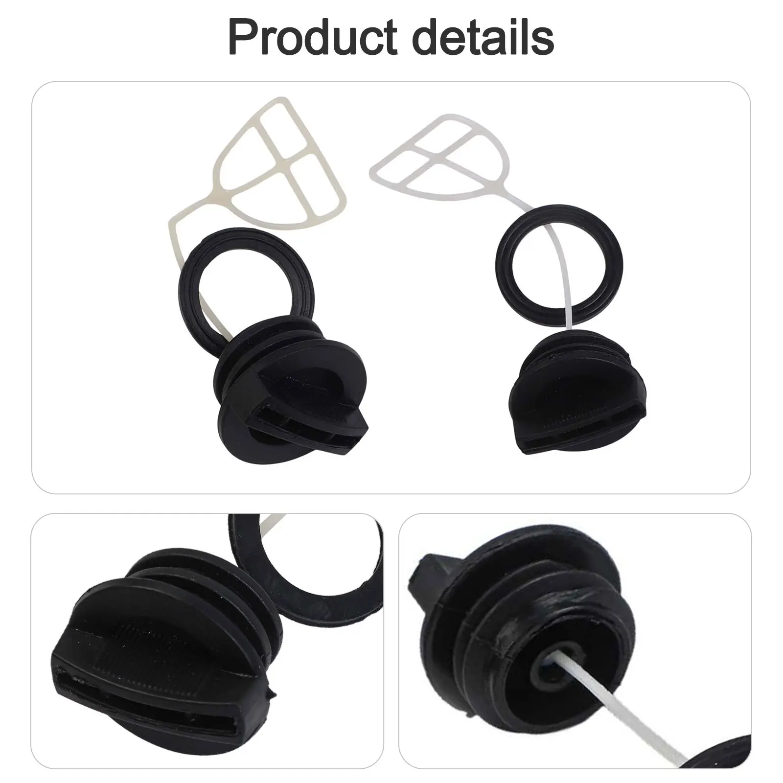 1 مجموعة غطاء الزيت غطاء الوقود غطاء الوقود غسالة النفط ختم استبدال ل الصينية 5200 52cc بالمنشار غطاء الوقود غطاء الزيت مجموعة عازل