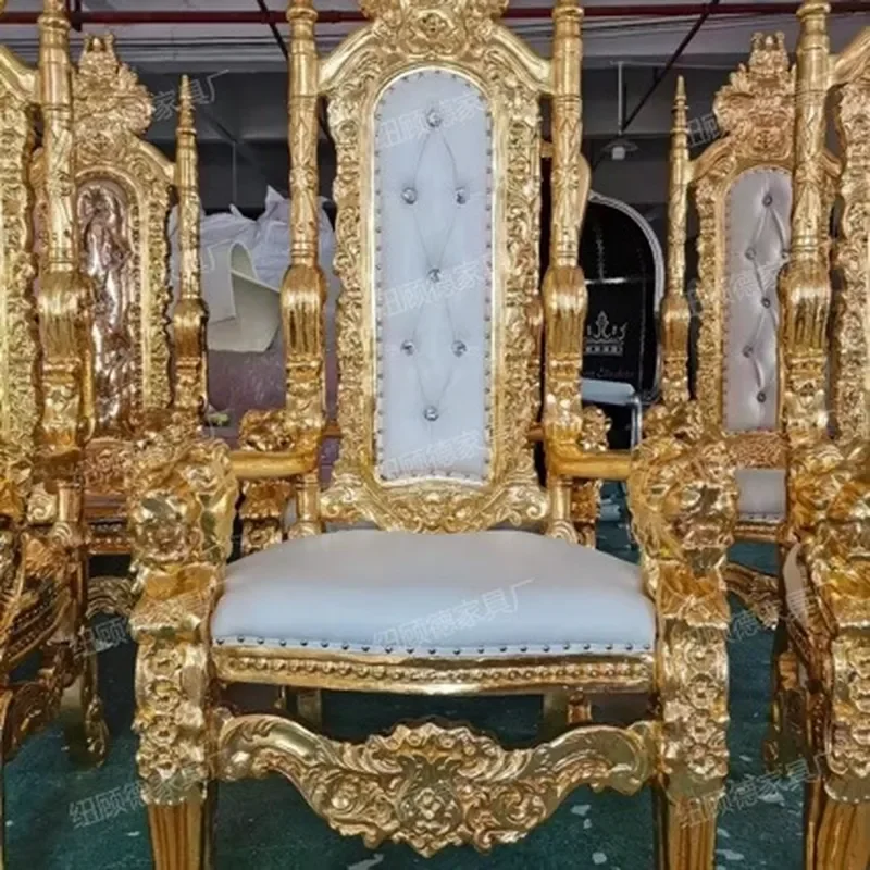 for European Retro Style Queen King Chair for Live Streaming Host Influencer Promotion Hot Selling