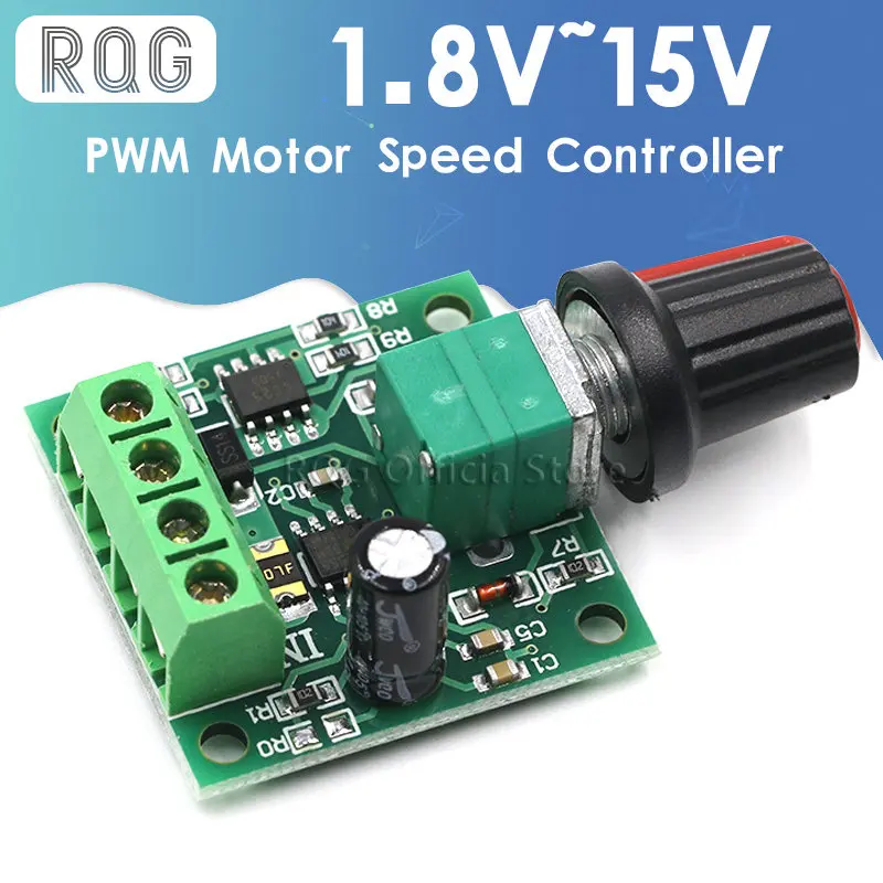 New DC 1.8V 3V 5V 6V 12V 2A PWM Motor Speed Controller Low Voltage Motor Speed Controller PWM 0~100% Adjustable Drive Module