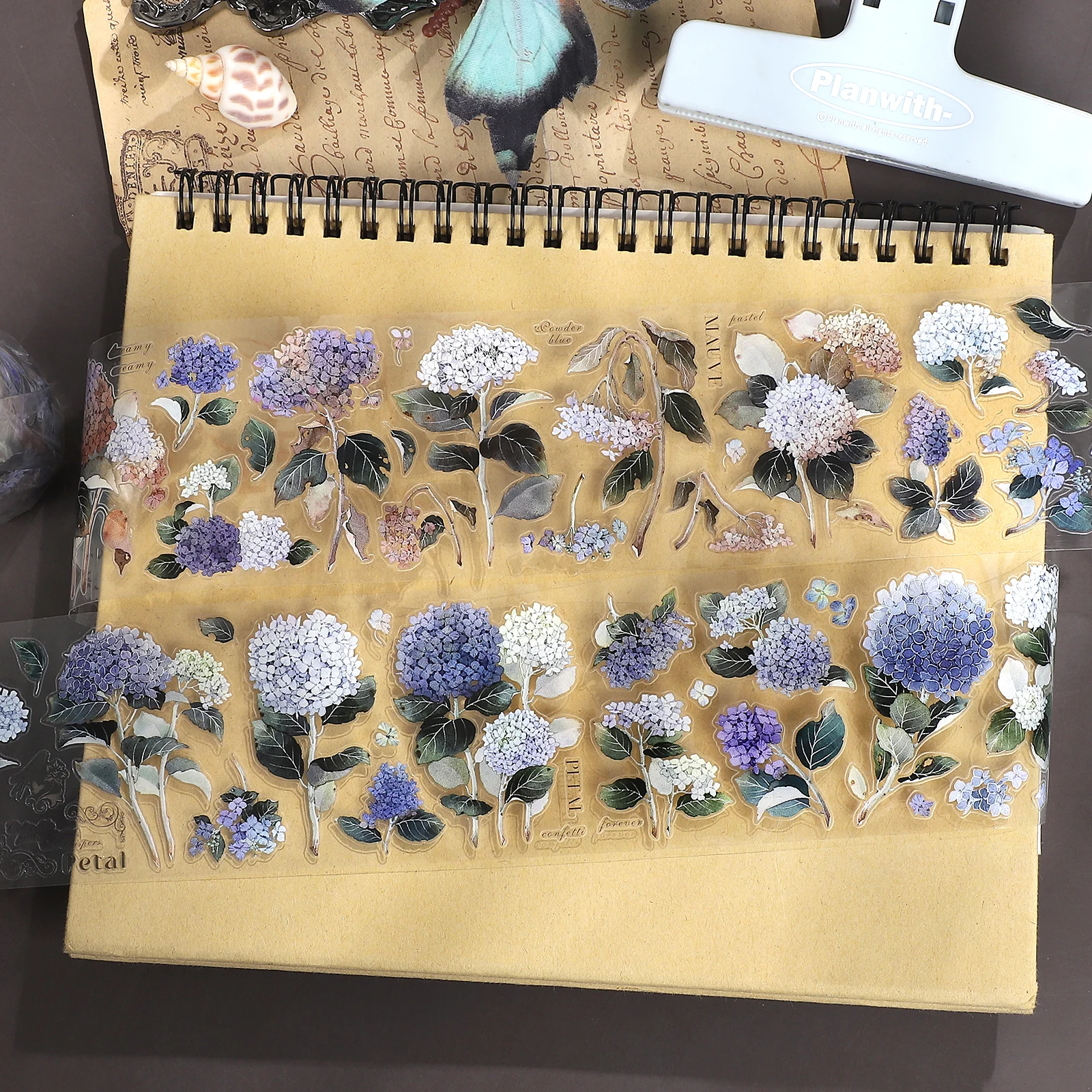 60mm-6m-vintage-flower-hydrangeas-landscape-pet-tape-creative-diy-journal-material-collage-scrapbooking-stationery