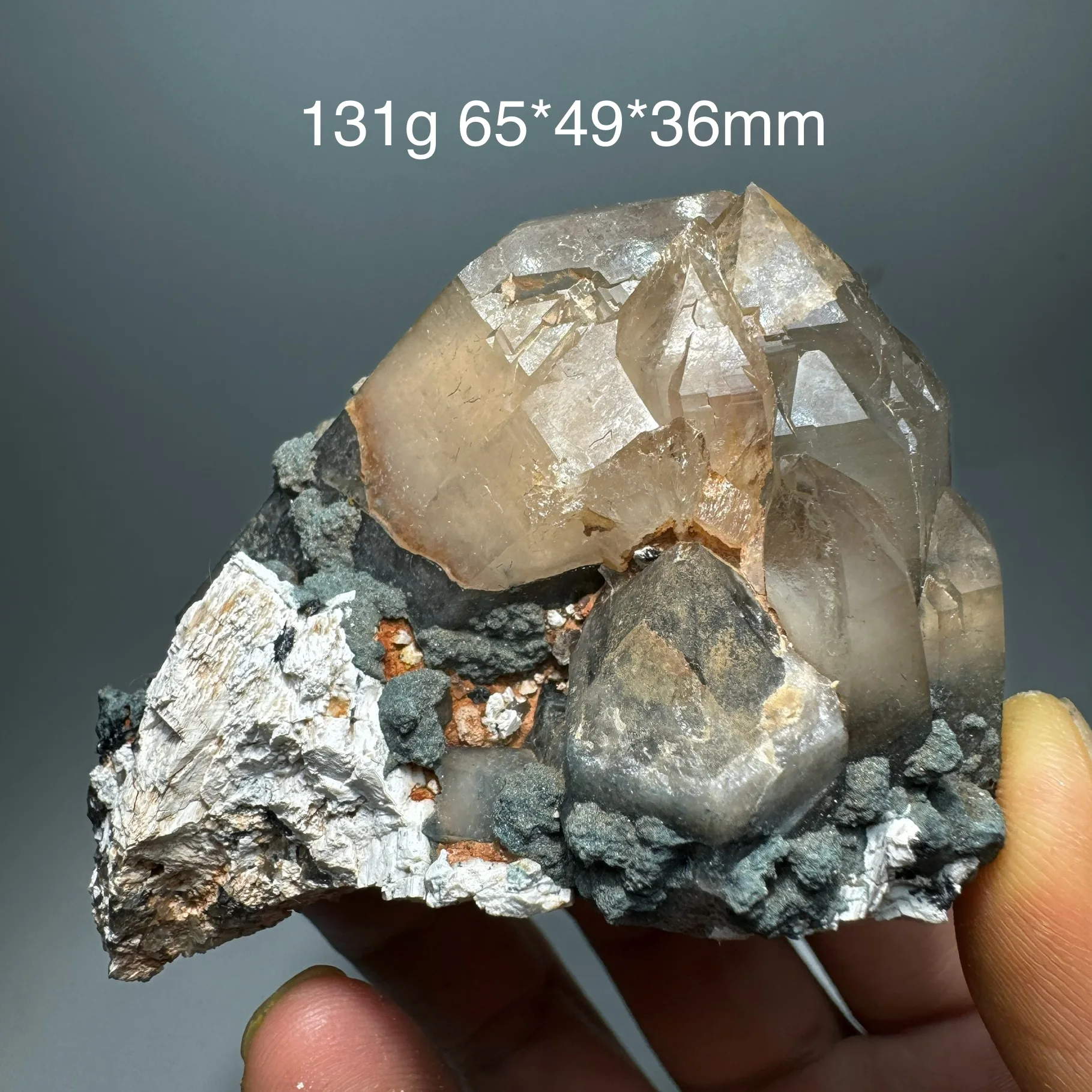 Quartz Rutilé Bleu Naturel du Brésil en Velours, Cristal Minéral, Pierre de Guérison, Décoration de Bureau