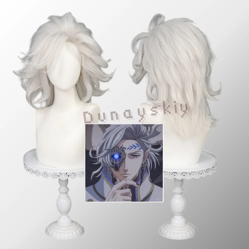 Hades Cosplay Anime Record Of Ragnarok Cos Wig Choker Earrings Temporary Tattoo Stickers For Men Women Carnival Halloween view 2