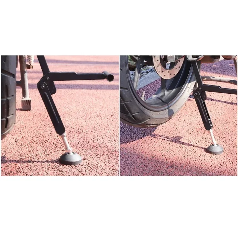 Motorcycle Kickstand Wheel Support Side Stand Paddock Stable Repair and Maintenance Parking Support Tool Folding Portable Labor-