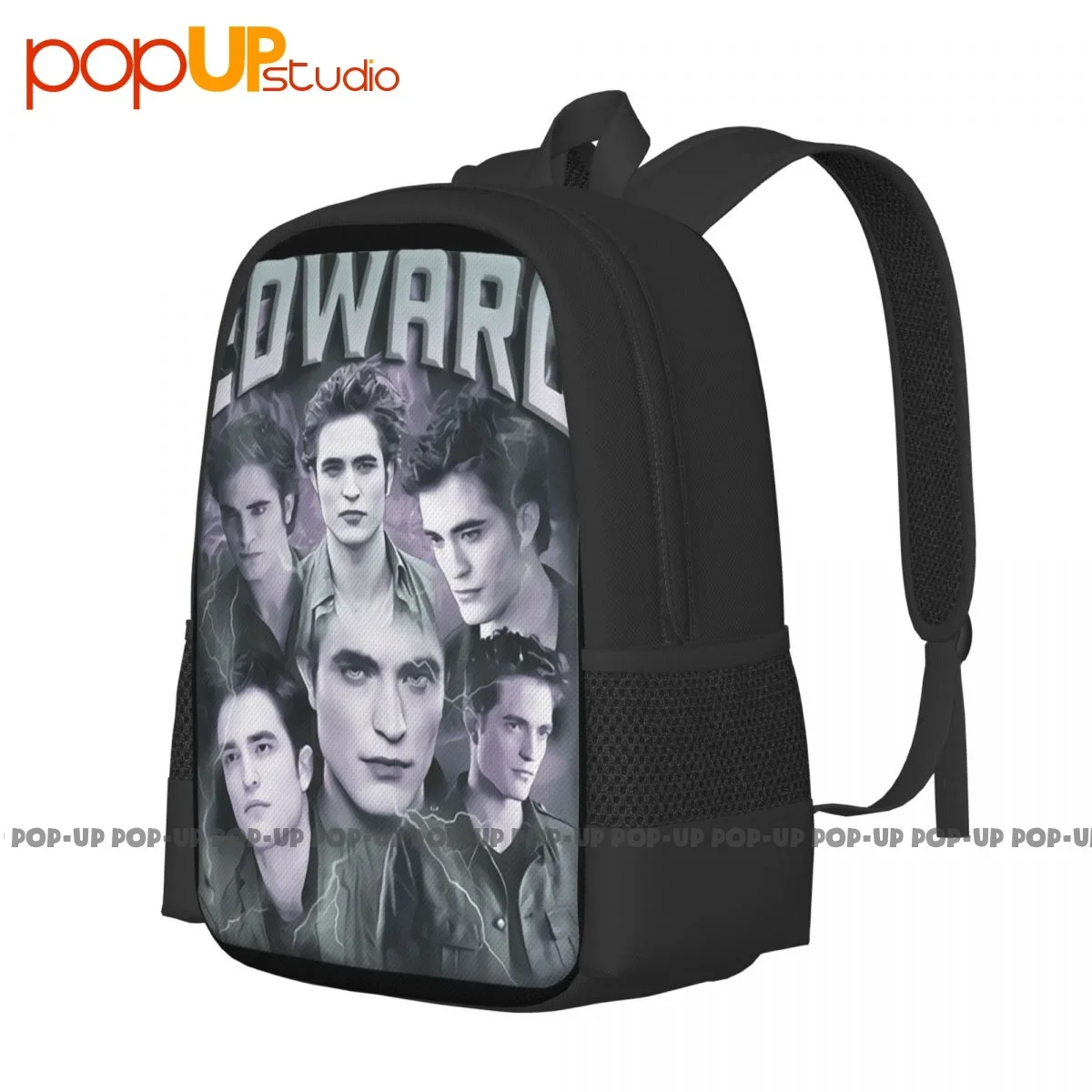 Edward Cullen Robert Pattinson Twilight Backpack Large Capacity Bookbag New Style Personalised Riding Backpack