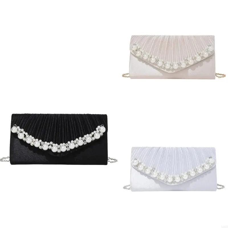 

X90D Fashionable Envelope Handbag with Detachable Chain Evening Bag Suitable for Cocktail Parties and Weddings