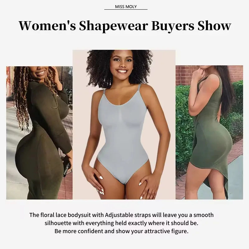 Smoothing Shapewear Bodysuit for Women Faja Full Body Shaper Thong Soft Body Shaping Sculpting Breast Slimming Underwear Smoothi