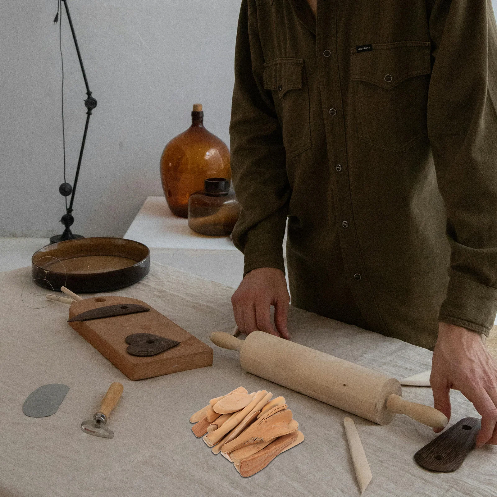 

20Pcs Driftwood Pieces Natural Wood Sticks Rustic Texture Christmas Decor DIY Wood Craft Twigs Sticks Driftwood Pieces